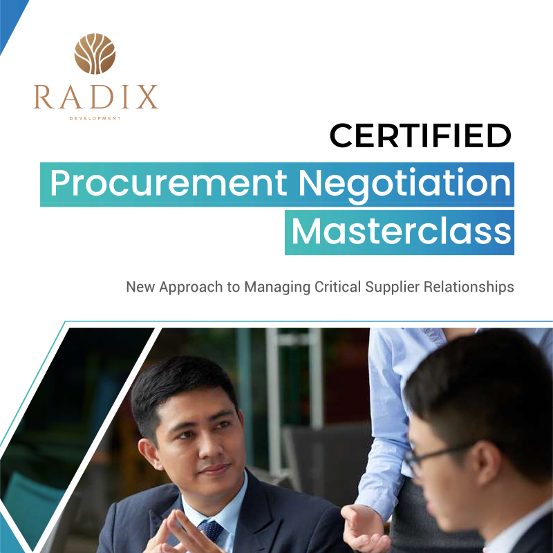 Certified Procurement Negotiation Masterclass